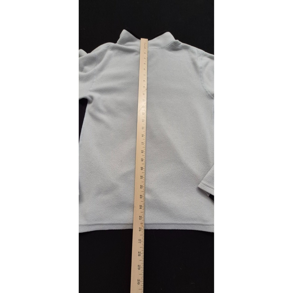 The North Face Polartec men's‎ gray/black 1/4 zip fleece pullover jacket sz. M - Picture 11 of 14